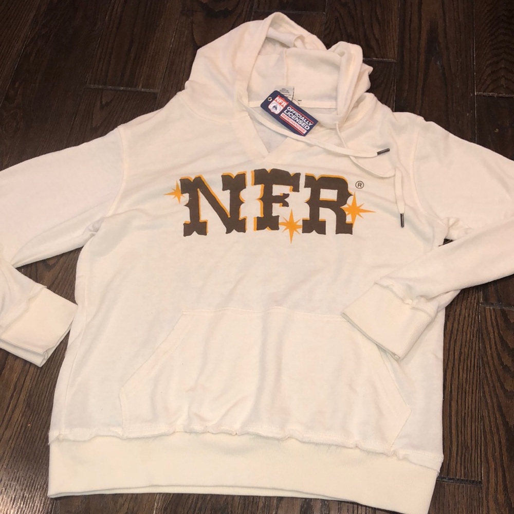 NFR National finals rodeo pro rodeo Las Vegas new with tag hooded longsleeve top